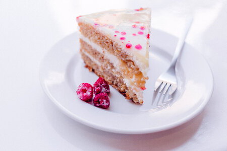 Raspberry cake 2 photo