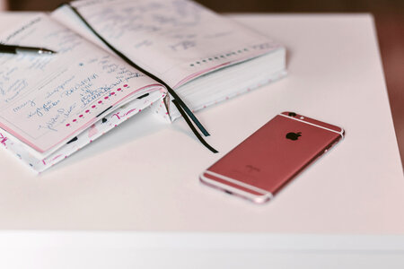 iPhone and planner 3