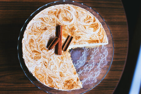 Cinnamon cheesecake 2 photo