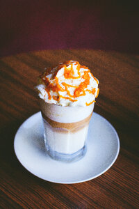 Pumpkin latte photo