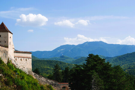 Râșnov castle landscape