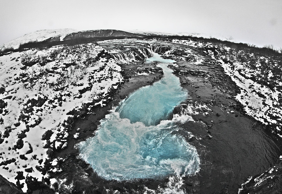 Nature winter iceland