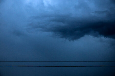 Stormy sky photo