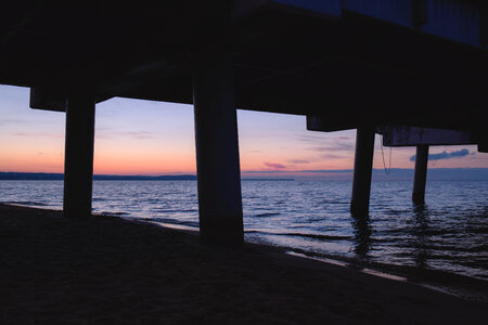 Under the pier