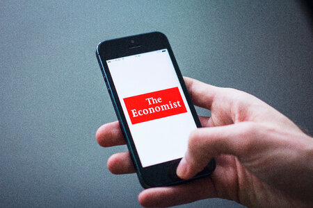 The Economist app on iPhone