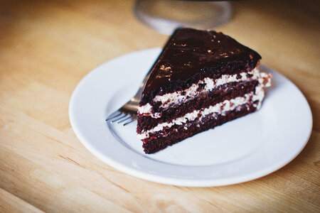 Chocolate cake 2 photo