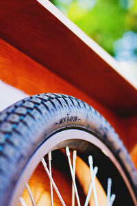 Coffee Bike wheel