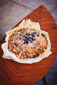 Blueberry pie photo