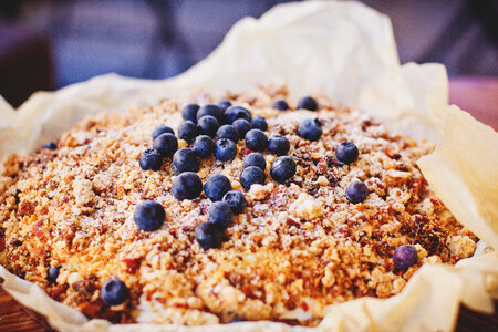 Blueberry pie 2 photo