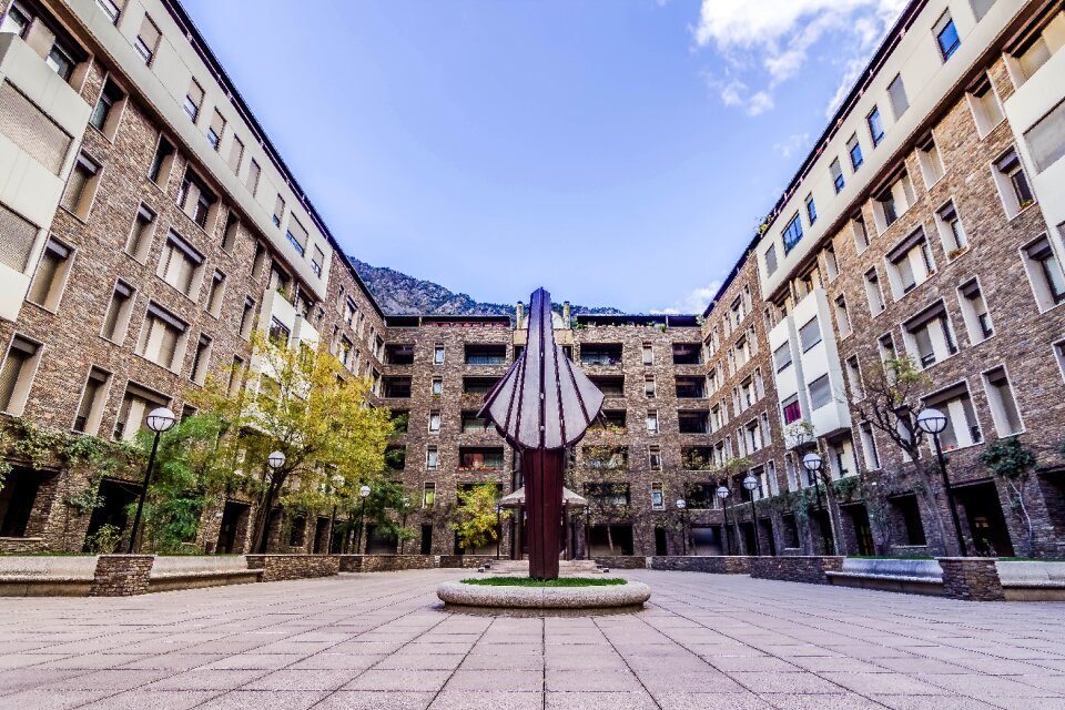 Free stock photo of architecture, building, street lamps
