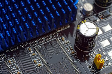 Close Up Photography of Capacitor photo