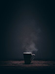 Black Ceramic Mug photo