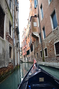Europe canal gondola photo