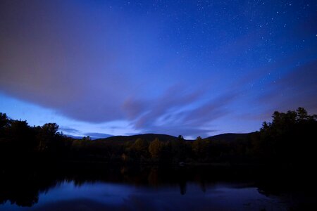 Free stock photo of clouds, night, stars photo