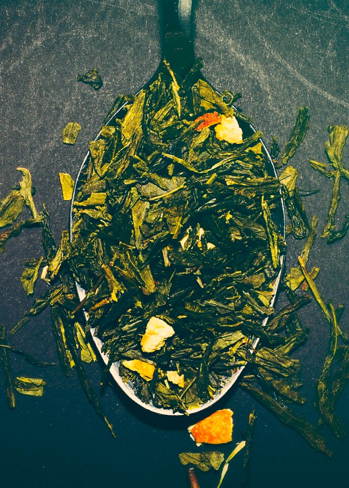 Dehydrated Greens on Spoon