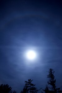Free stock photo of full moon, night, stars photo