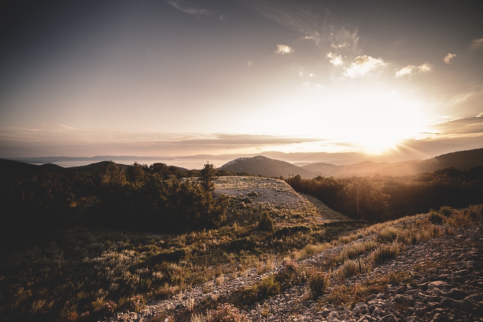 Nature landscape peak