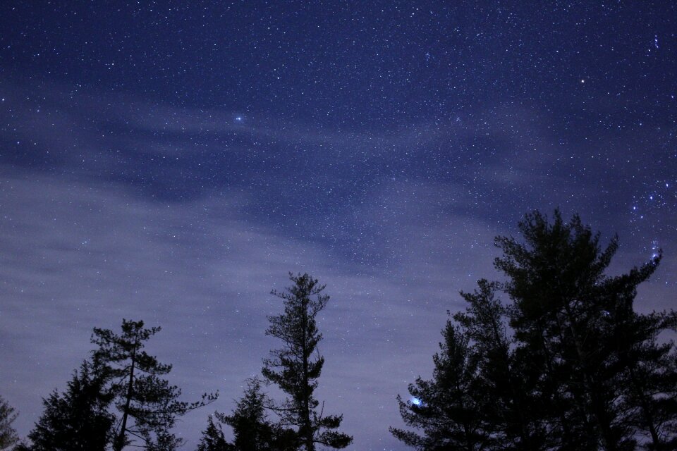 Free stock photo of clouds, night, stars