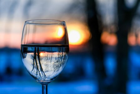 Free stock photo of glass, sun, sunset