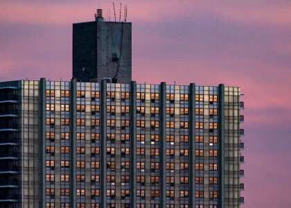 Grey Glass Building