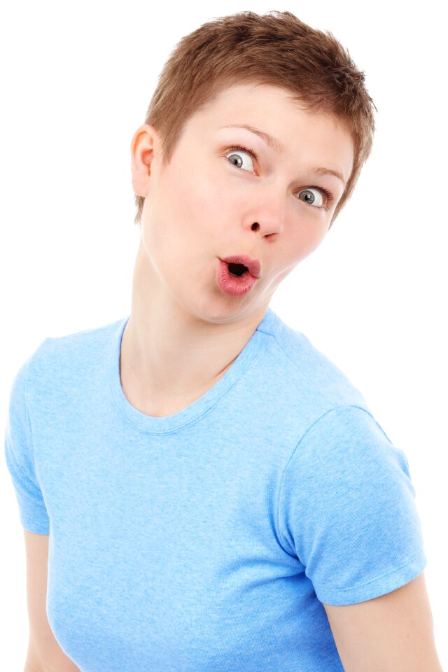 Free stock photo of amazed, eyes, female