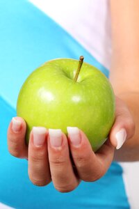 Free stock photo of apple, diet, finger photo