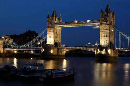 London Gate Bridge at Night photo