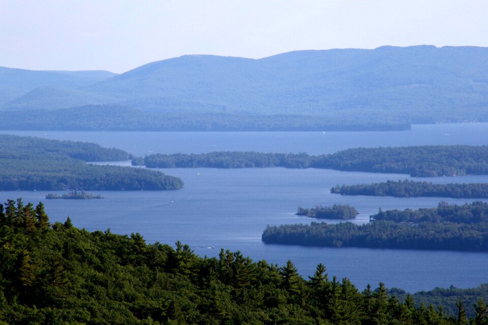 Free stock photo of mountains, trees, water