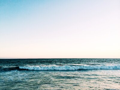 Blue Waves and Sea photo