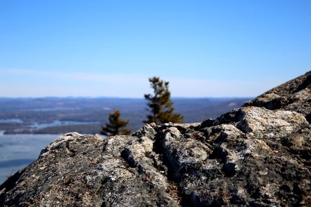 Free stock photo of rocks, sky, trees photo