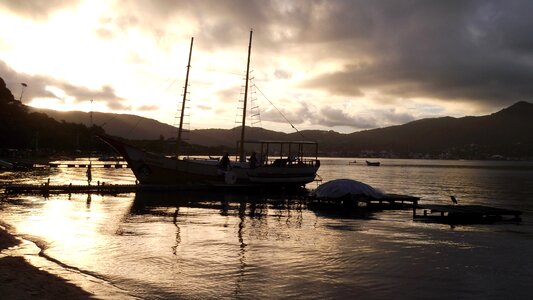 Free stock photo of harbor, nightfall, sailboat photo