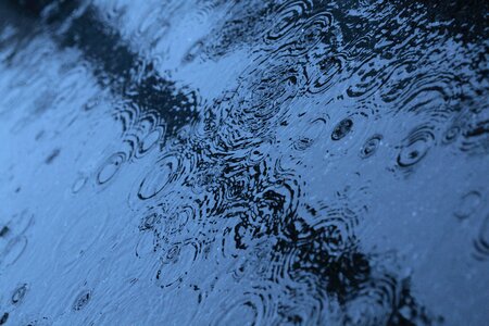 Free stock photo of blue, drops, puddle photo