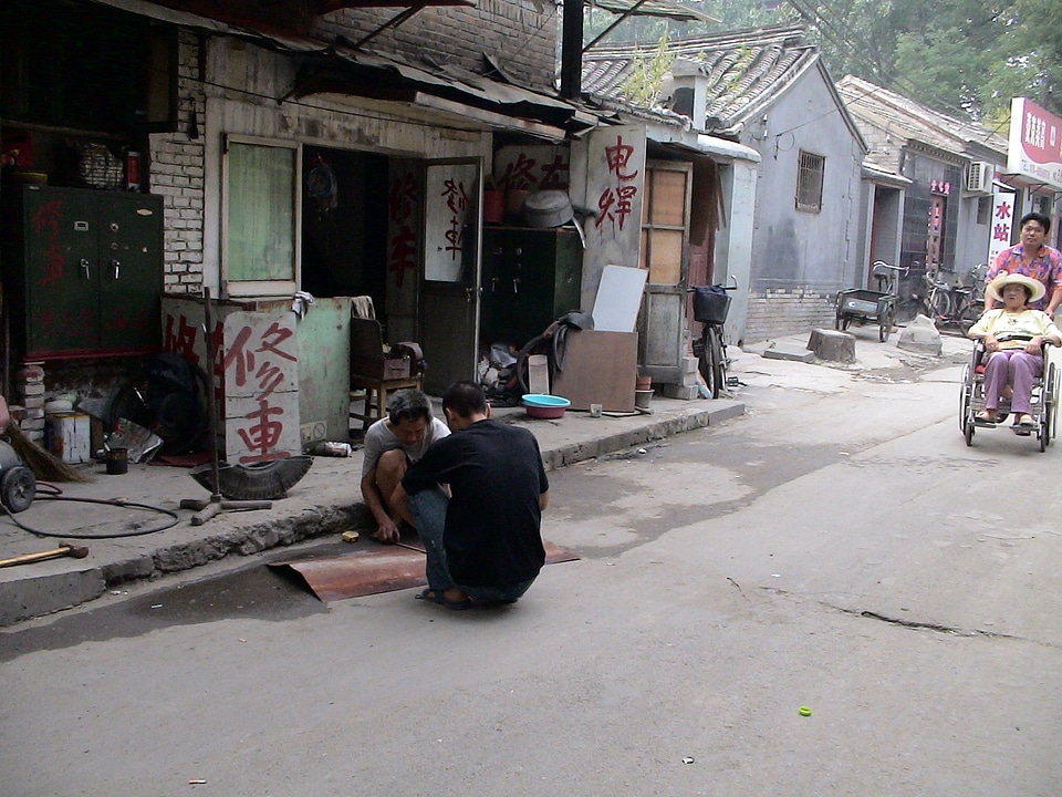 Beijing historic center human