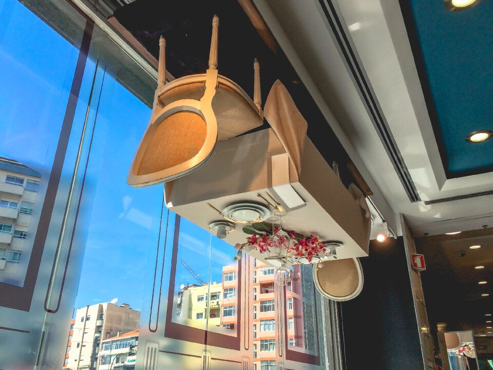 Free stock photo of furniture, shopping, upside down