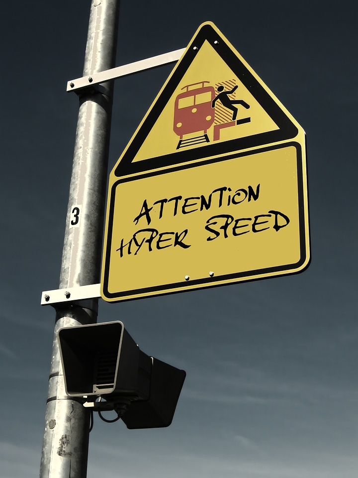 Sign warning security