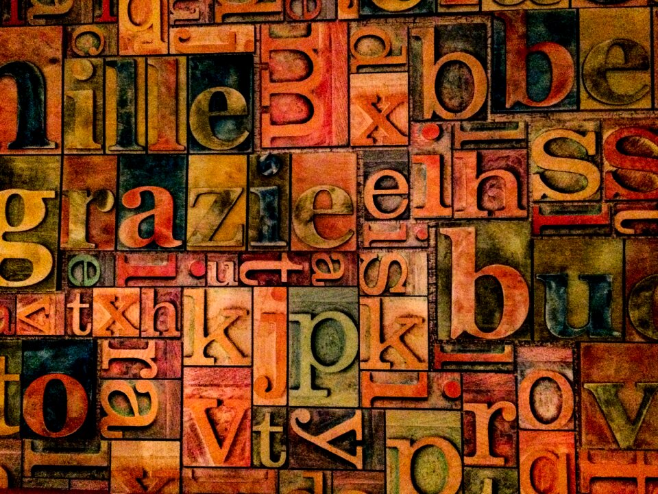 Free stock photo of grazie, word art