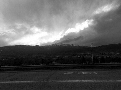 Free stock photo of black and-white, bw, clouds photo