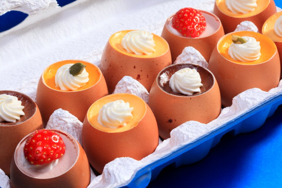Cupcake on Egg Tray