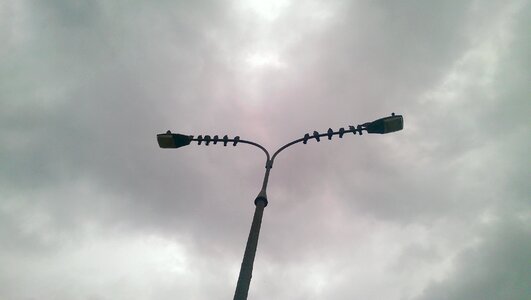 Free stock photo of sky, street light photo