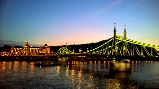 Free stock photo of bridge, Budapest, colours photo