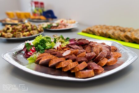 Free stock photo of bread, food, ham photo