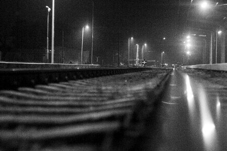 Free stock photo of night, tracks, train