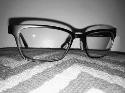 Black Frame Eyeglasses photo