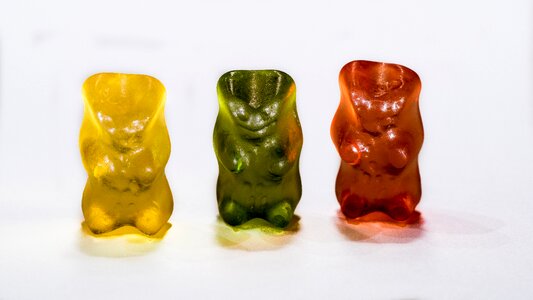 Free stock photo of green, haribo, red