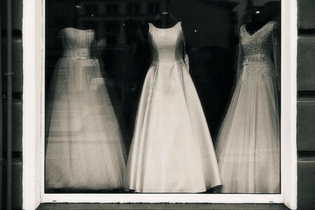 Free stock photo of black and-white, dress, theme women