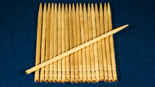 Free stock photo of blue, macro, toothpicks photo