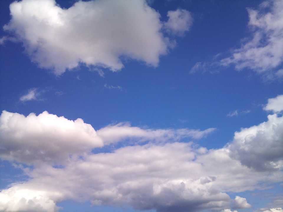 Sky blue cloudy sky