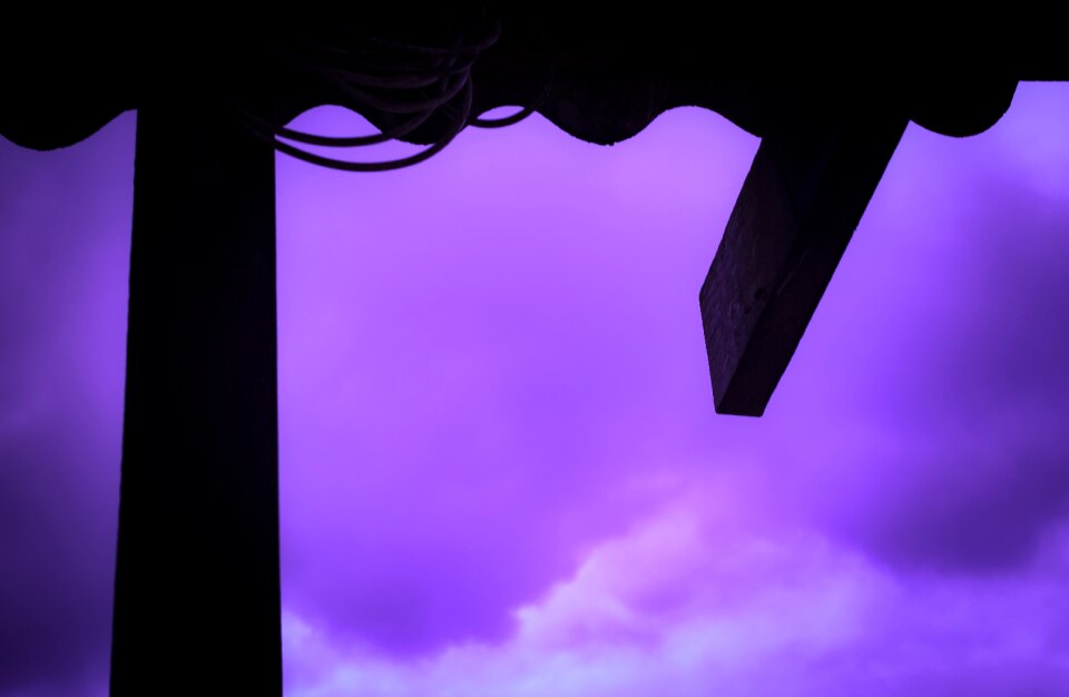 Free stock photo of omen, purple, rain