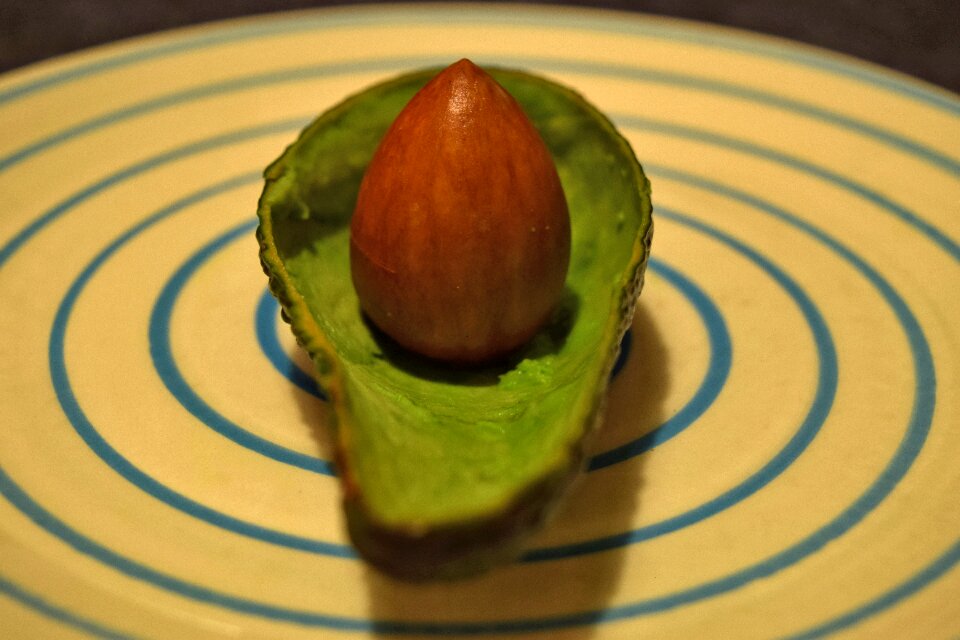 Free stock photo of avocado, peel, seed