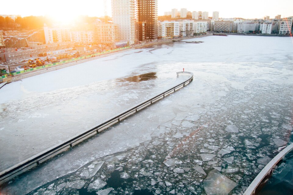 Free stock photo of bridge, ice, industrial